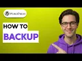 How to Backup a WordPress Site 2026 Full Guide