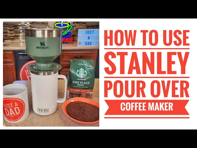 Stanley The Perfect-Brew Pour Over Classic Green, roostevaba teras, 100% originaal