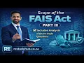 Moonstone RE1 RE5 Tutorial - Scope of the FAIS Act Part III