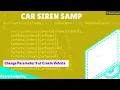 How Add Variable Siren Scripting Parameter Function SAMP Pawn Texture Studio CreateVehicle Gamemode