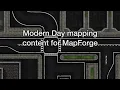 Project for MapForge Modern Day Kickstarter campaign