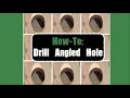 DIY How-To Drill Angled Holes Make a Jig