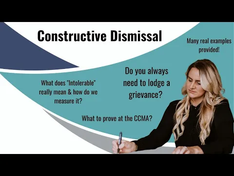 Download MP3 CONSTRUCTIVE DISMISSAL | and everything you need to know about GRIEVANCES | South African Labour Law