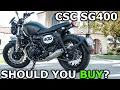 CSC RE3 SG400 Cafe Racer Motorcycle Specification Comparison and Motovlog
