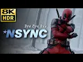 NSYNC Bye Bye Bye Deadpool Wolverine Opening Scene 8K R Sound
