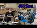 Will the big block Ford 460 fit into Hunters 1977 Ford F250 Highboy So close