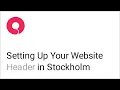 How to Set Up Your Website Header Using the Stockholm WordPress Theme