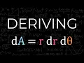 Deriving the Differential Area Element in Polar Coordinates