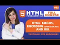 22 HTML Emojis Encoding Character Sets and Uniform Resource Locators HTML tutorial for beginners