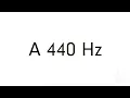 A 440 Tuning Pitch Standard 440Hz