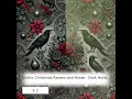 Gothic Christmas Ravens and Roses - Dark Holiday Digital Wall Art AI Generated AI Art Dig