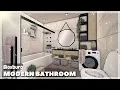 BLOXBURG Compact Modern Bathroom BATHROOM UPDATE Roblox Room Ideas