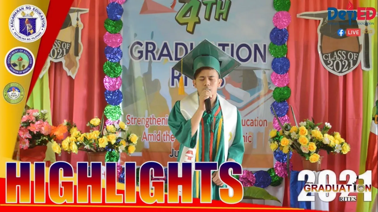 HIGHLIGHTS: Graduation Song; BAGONG SIMULA - Ken Christian Ermino [CHS 4th Graduation Rites]