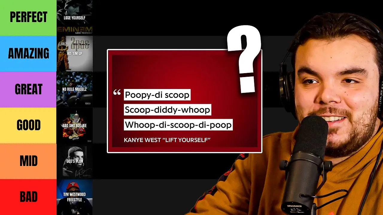 Iconic Rap Lyrics Tier List