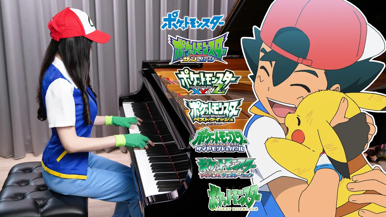 POKEMON EPIC PIANO MEDLEY ✨Ash 25 Years Special✨ Ru's Piano