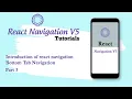 Bottom Tab Navigator in react navigation