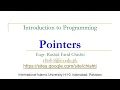 C Programming 37 Pointers