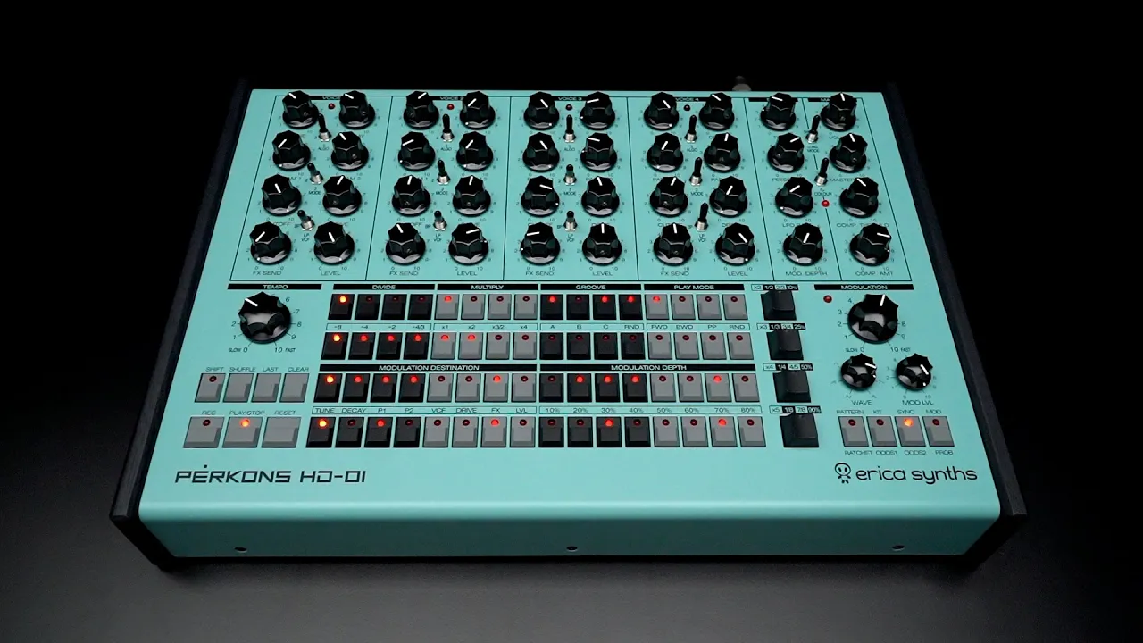Erica Synths PÉRKONS HD-01 Erica Synths - Perkons HD-01 BLACK