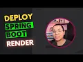 DEPLOY SPRING BOOT ON RENDER
