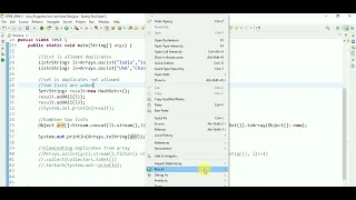 How to remove duplicate elements from two Lists by using Stream API in java
