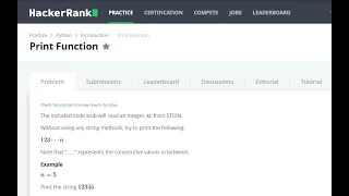 Python Print Function Hackerrank Solution