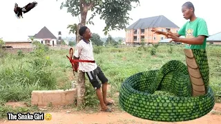 the snake girl part 3 full hd mr macaroni mark angel comedy funnybros ft mc christy