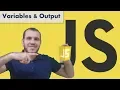 JavaScript basics define a variable and make output JavaScript tutorial