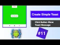 How To Create a Simple Toast Message on Button Click in AIDE Show Toast Message
