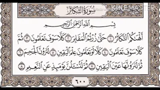 سورة التكاثر مكررة   الشيخ ياسر الدوسري دندنها