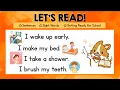 Learn to read - Kindergarten and Grade 1 Sight Words Getting Ready for School Action Words