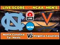 LIVE North Carolina Tar Heels at Virginia Cavaliers NCAA Men s Basketball Scoreboard ACC Jan 24
