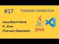Java Ternary Operator Explained - Short-Hand If-Else in One Line 2025