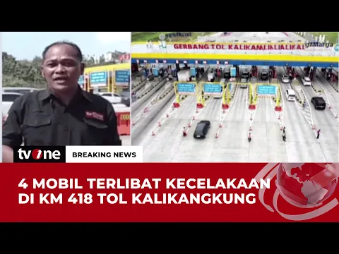Terjadi Kecelakaan di KM 418 Tol Kalikangkung yang Melibatkan 4 Kendaraan