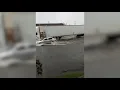 Flooded road in Cadillac Michigan