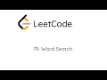 LeetCode 79 Word Search Python