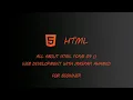 Make HTML Form Web Development WIth Masrafi Ahamed