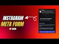 How to Fix Disabled Instagram Account 2026 Meta Recovery Form Method
