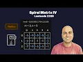 Spiral Matrix IV - Leetcode 2326