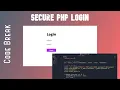 OUTDATED see newer s How to Make a Secure Login with PHP