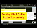 ODIS Online Login Successfully Upgrading Bentley Software Configuration Using SVM Code