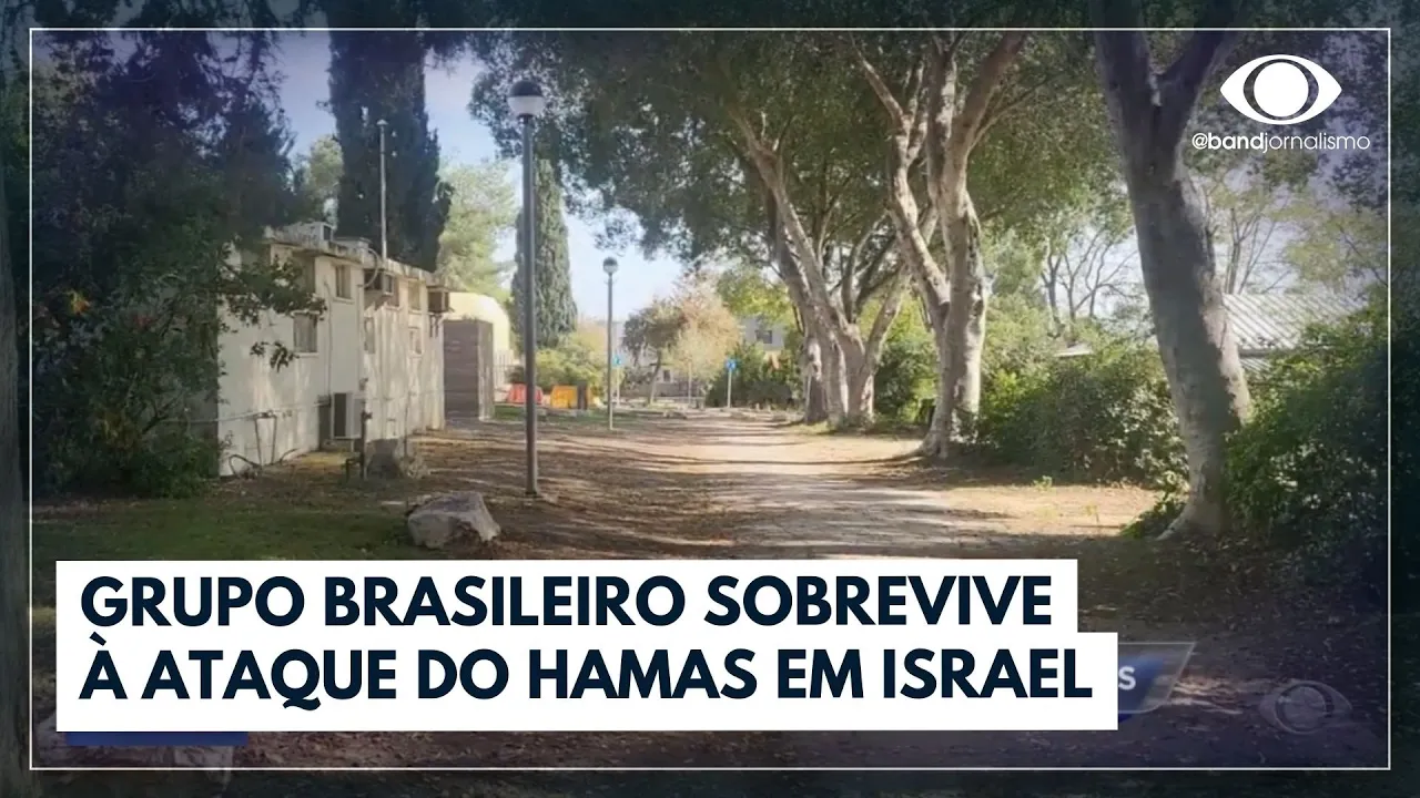 Grupo brasileiro sobrevive à ataque do Hamas em Israel | Jornal da Band