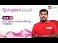 Angular 19 Unit 51 SSR Server Side Rendering - Hydration