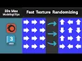 Randomizing Texture Rotation in 3ds Max - Corona Mapping Randomizer Tutorial