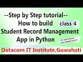 STUDENT RECORD MANAGEMENT SOFTWARE DEVELOPMENT IN PYTHON PART 4 DATACOM IT INSTITUTE