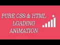 Amazing Loading Animation Using Only HTML CSS