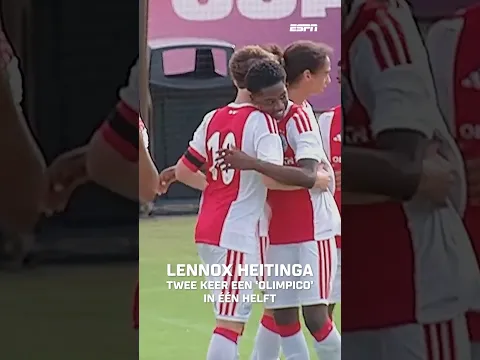 Lennox Heitinga, zoon van John Heitinga, schittert op Messi Cup met twee identieke goals 🫨