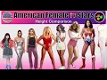 Height Comparison Female TV Stars