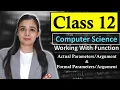 Working With Function - Actual Formal CBSE Class 12