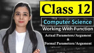 Working With Function - Actual Formal CBSE Class 12