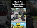 Garbage Truck Lifts Heavy Dumpster Can